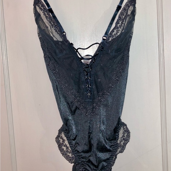 Vintage Intimates Navy Blue Bodysuit / Teddy, Style 9747, Size 34 - Picture 10 of 14